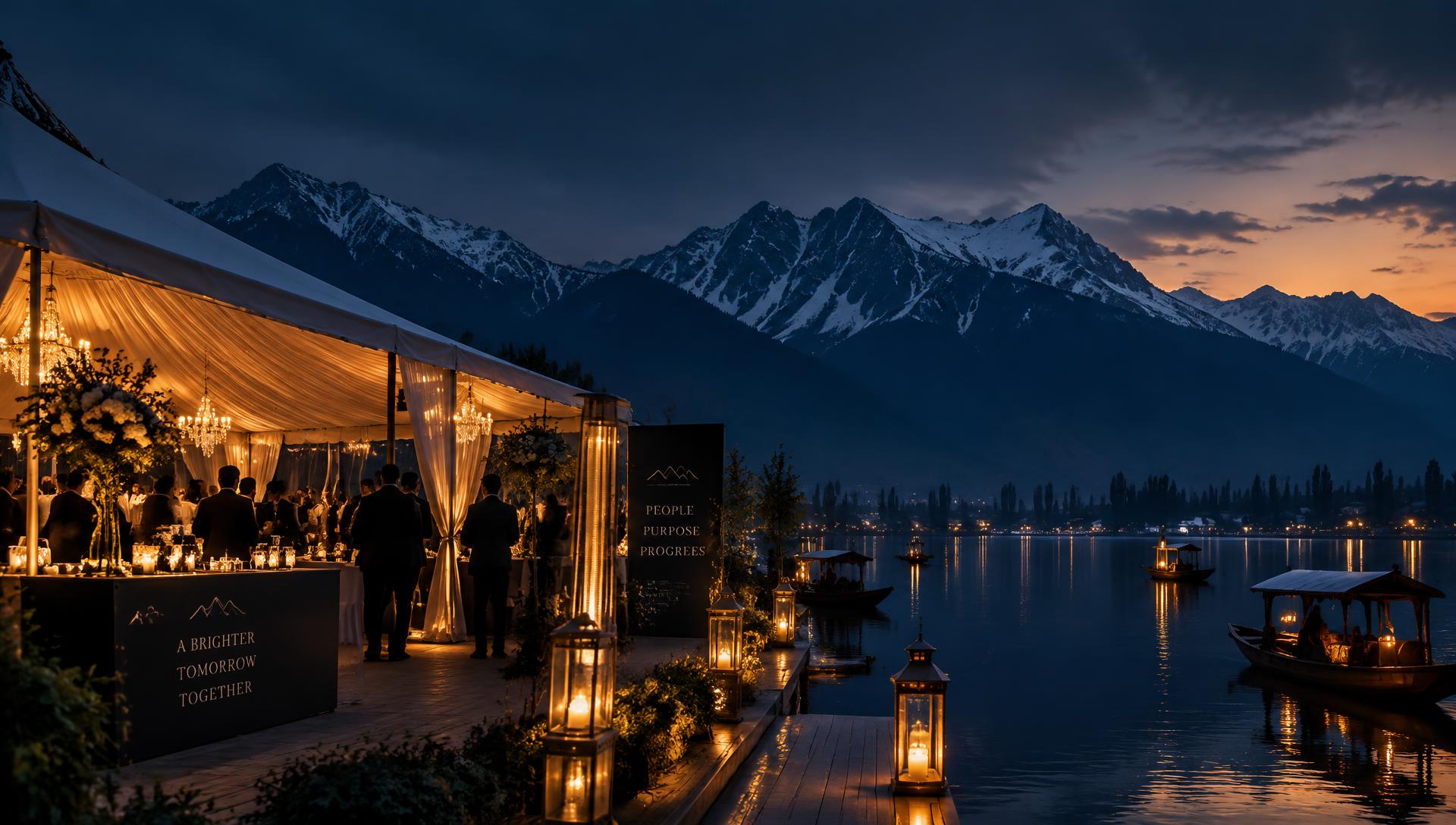 Kashmir valley and mountains